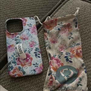 Loopy Case Floral Hard Shell iPhone Case Multicolor